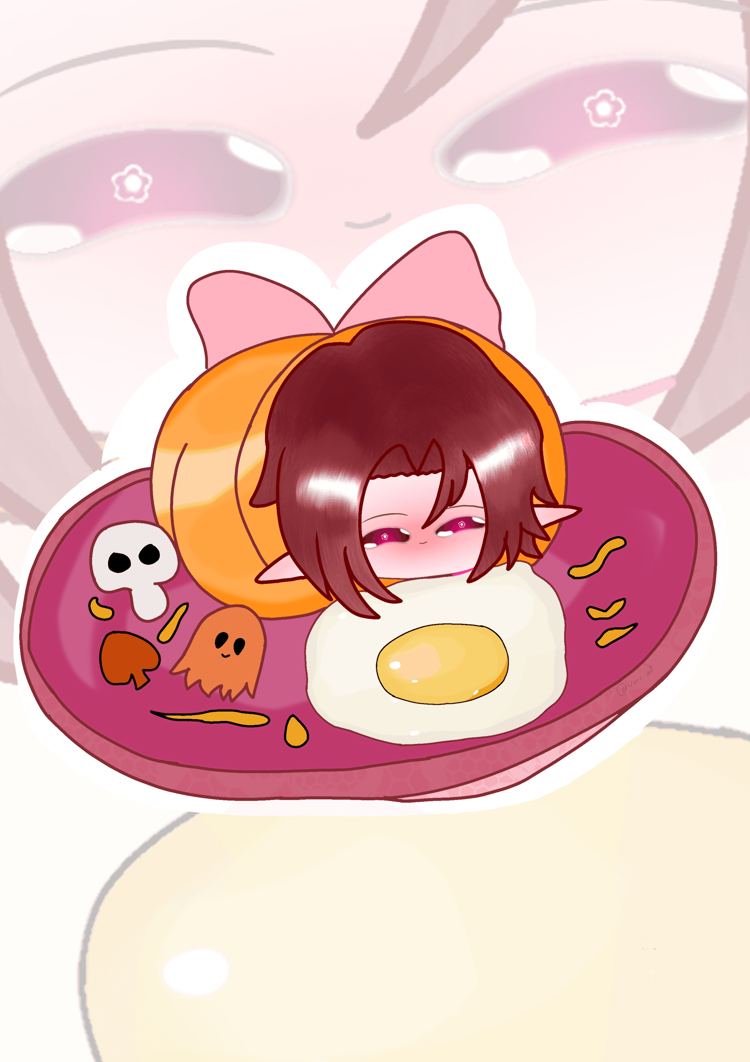 Plate of Yan — art of Yandere Husband by @minnie