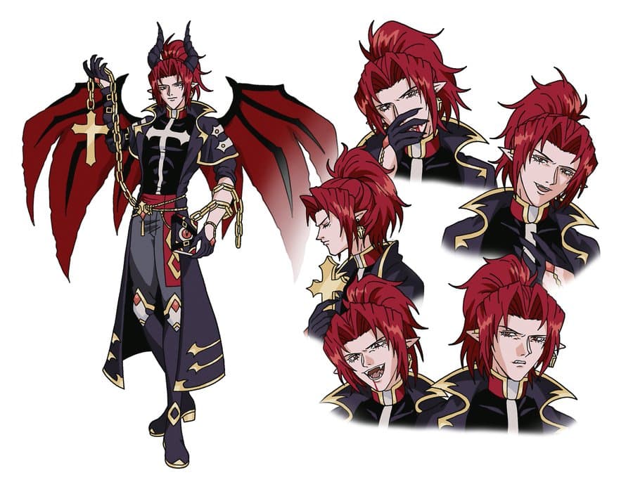90s Yan Redesign — art of Yandere Husband by @sapgoop