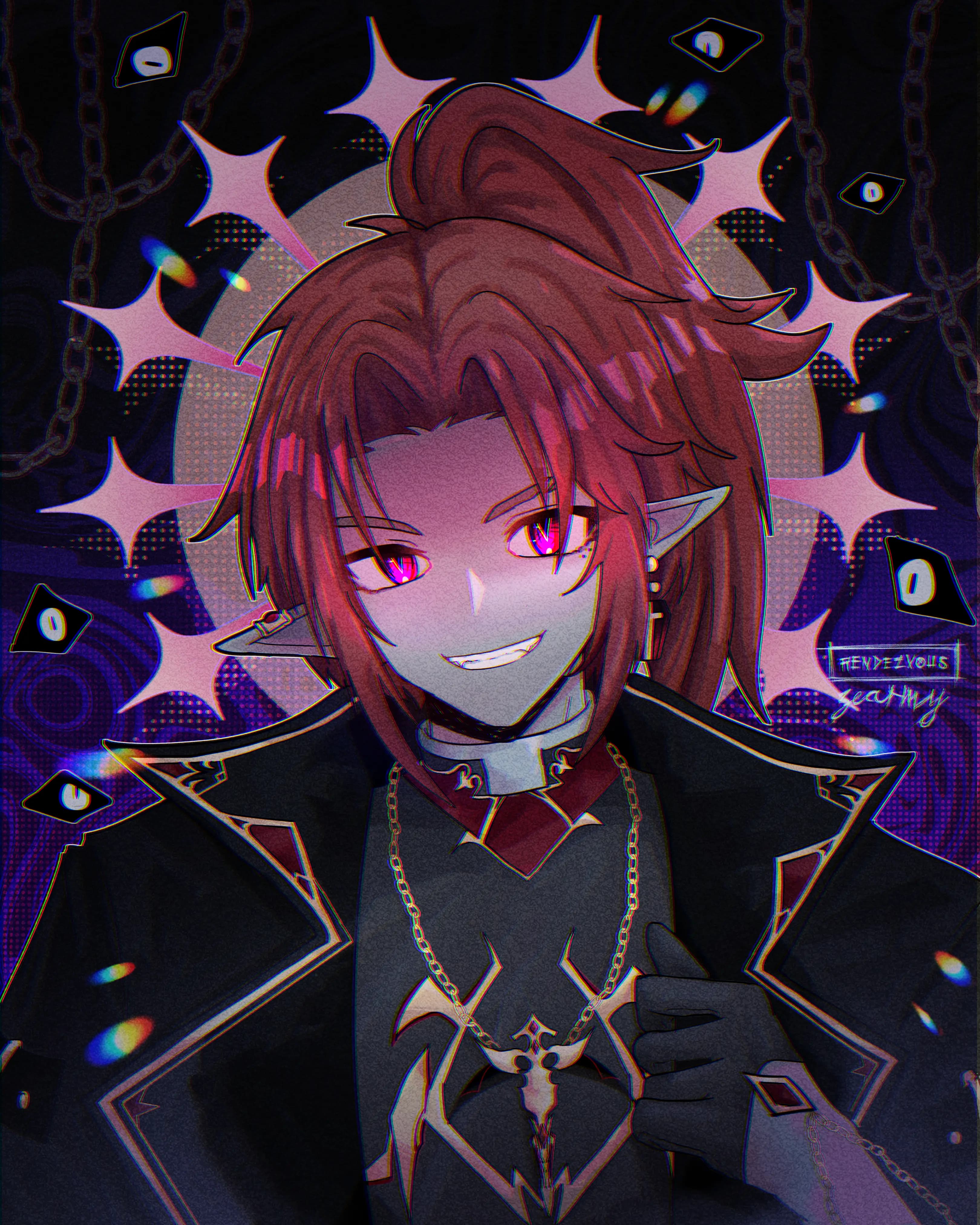 Yan Horror Comission — art of Yandere Husband by @zeramy